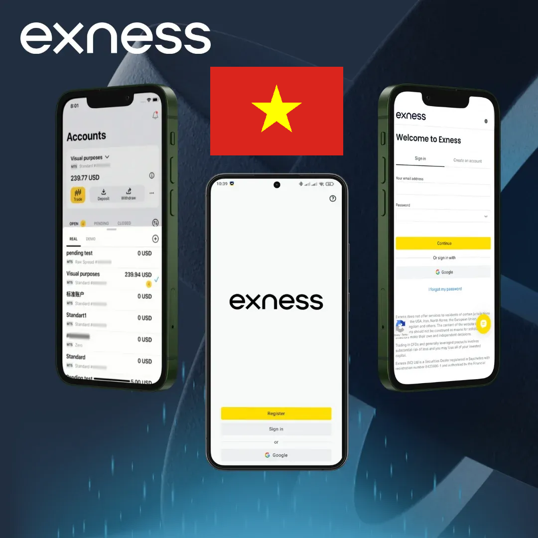 Cách đăng nhập Exness tại Việt Nam